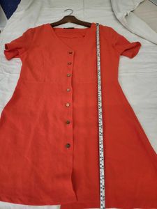 Chic Orange Mini Dress