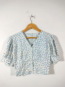 Multicolor Printed Casual Top (Women's)