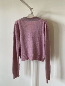 Pink Knit Cardigan