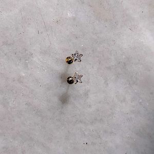 22k Pure Gold Earrings Pair