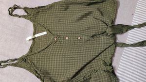 Tie Up, Crepe Material Crop Top