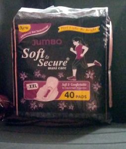 Jumbo Soft & Secure Maxi Pads