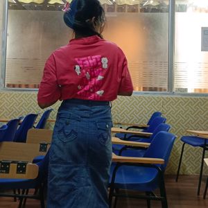 Blue Denim Skirt