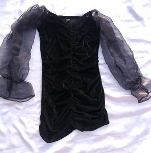 Velvet Black Dress