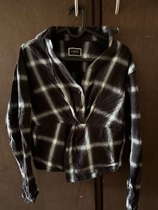 Black Checkered Shirt