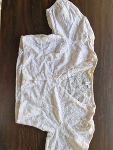 Eyelet Crop Top - Cute & Stylish