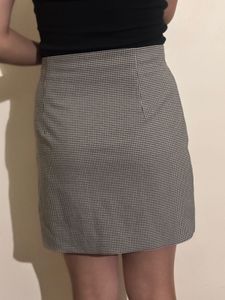 Houndstooth Mini Skirt