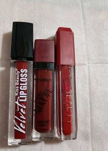 kiss beauty lipgloss matte proof lipstick