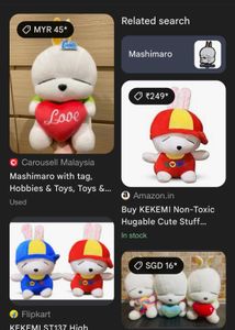 💖 Cute Plush Bunny Holding Heart For Girls