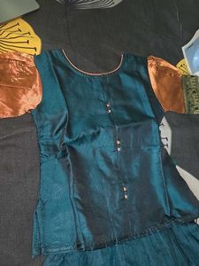 Ready Made Silk Lehenga Choli For Girls