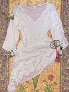 asymmetrical y2k desi top