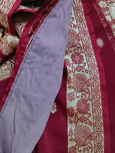 Saree With Small Buta Work