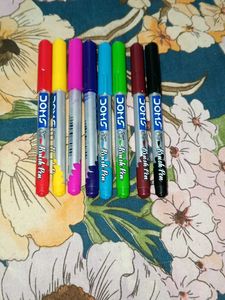 DOMS Brush Pens - 8 Colors