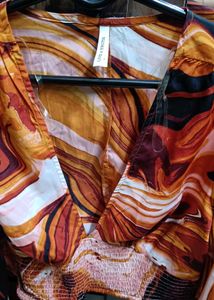 Turn Up the Heat with This Fiery Print Crop Top