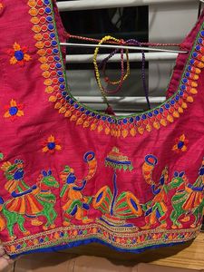 Pink Embroidered Blouse