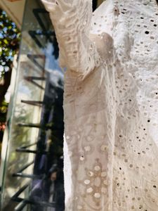 Schiffli White Eyelet Top - Perfect for Summer