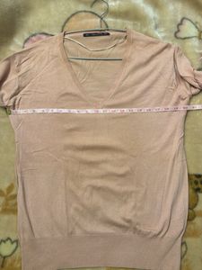 ZARA  V-Neck Knit Top