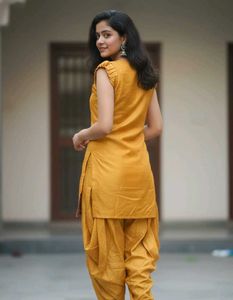 Mustard Dhoti Kurta