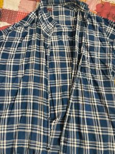 Blue Plaid Shirt