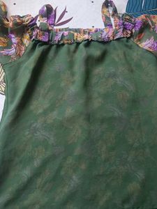 Floral Print Off-Shoulder Top