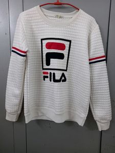 Full Sleeves Unisex White T-shirt