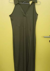 Nuon Olive Green Bodycon Dress