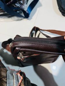 Leather Side Bag