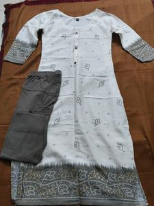 Elegant White Kurta Set