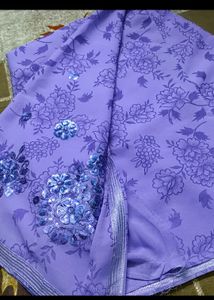 New Saree With Blouse Piece Attached
