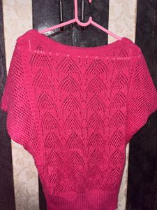 Pink Knitted Top