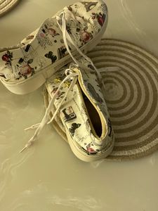 Parisian Print Casual Shoes