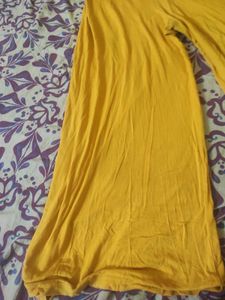 go colors l-xl stretchable Yellow Palazzos