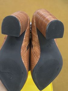 Brown Crocodile Ankle Boots