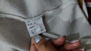 cardigan with white pearl look