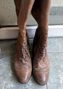 Genuine Soft Leather Long Boots
