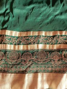 Green Embroidered Kurta