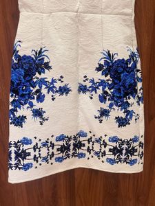 Hey White And Blue Floral Dress