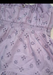 Purple Strappy Hnm Top