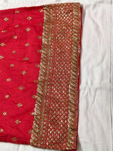 Women Festive Pink Zari Sequin Chanderi Silk Kurta