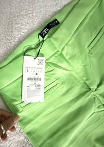 Zara Crop Flare Trouser Size L