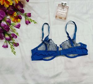🇳🇿💫💗French Elegant Blue Net Bra
