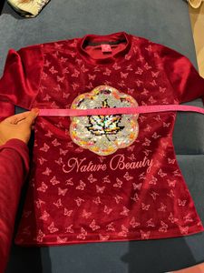 Red velvet Sweatshirt