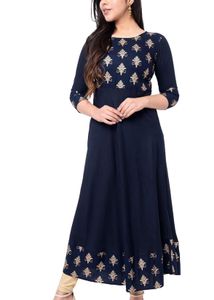 Elegant Navy Blue Kurta - 5XL