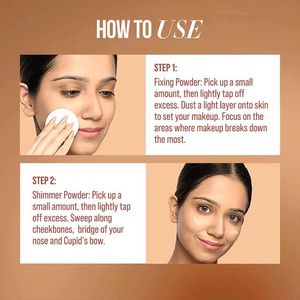 Myglamm 2in1 Shimmer And Fixing Powder