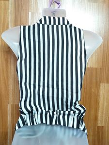 Striped Sleeveless Top