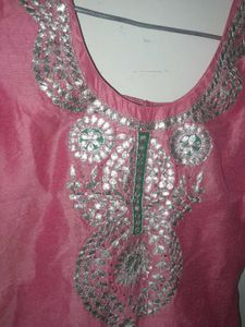 Gorgeous Pink Shiny Kurta❤️
