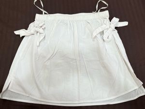 Chic White Summer Skirt (with elastic waistband)