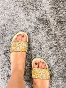 Sparkly Slide Sandals