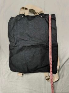 Denim Convertible Tote Backpack