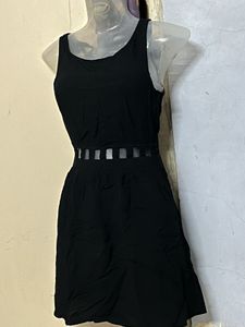 Divided Branded Black Mini Dress
